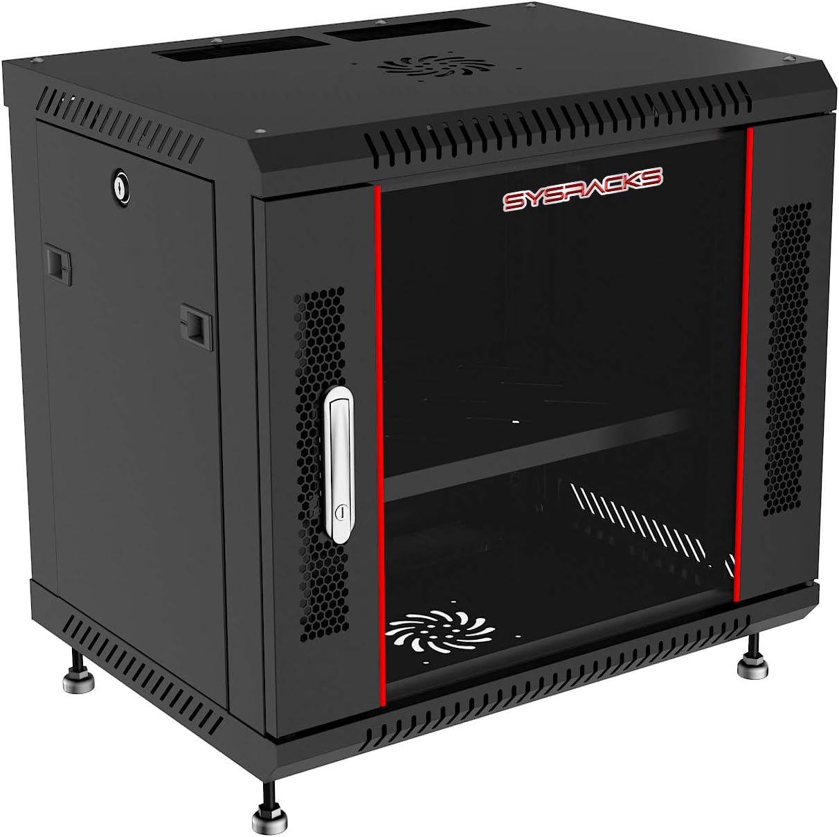 Amazon.com: 9U Rack 24 Inch Deep Server Cabinet IT Data Network ...