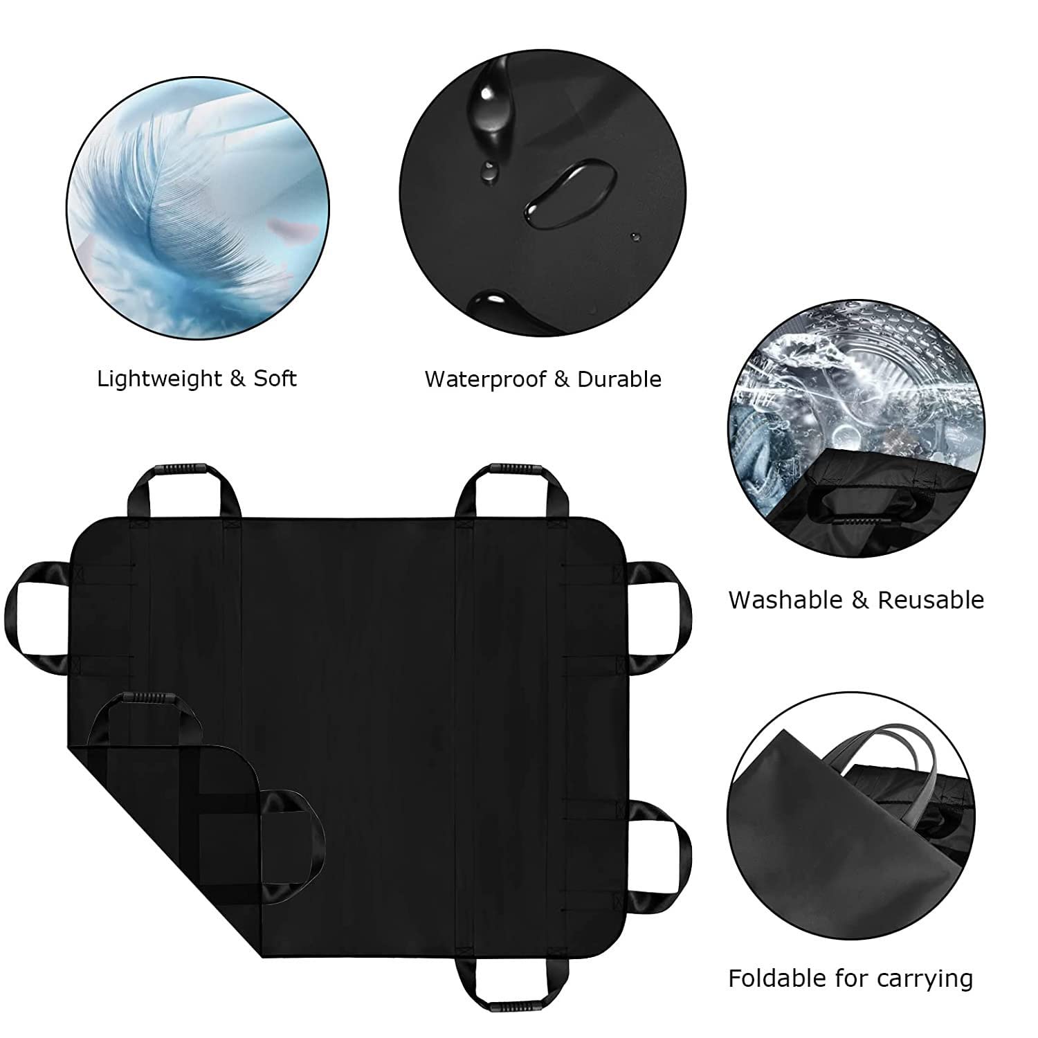 Cinturón de Transferencia de Pacientes, Almohadilla de posicionamiento para Cama con Asas reforzadas para Levantar, rotar, Mover y posicionar Hoja de Transferencia Reutilizable para Pacientes y Disc