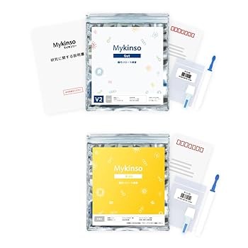 Mykinso Gut 腸内フローラ検査キット Amazon | 【セット品】腸内フローラ検査 マイキンソー & マイ