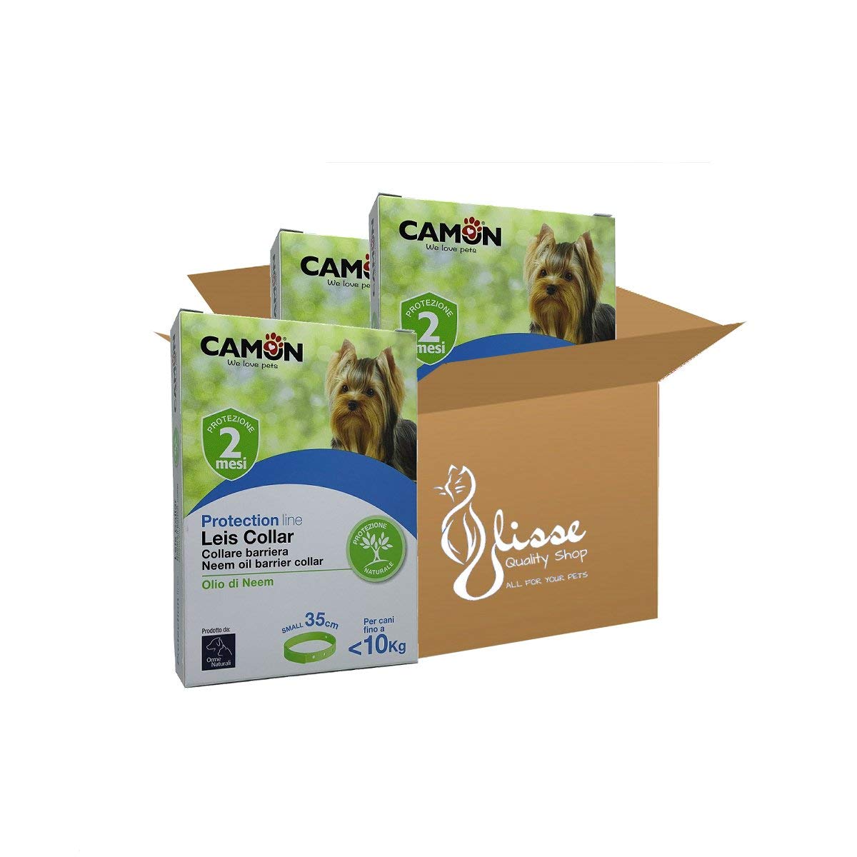 Camon Collare Leis Per Cane Ulisse Quality Shop | Confezione Da 3 Pezzi - Taglia 35cm - Foto 11
