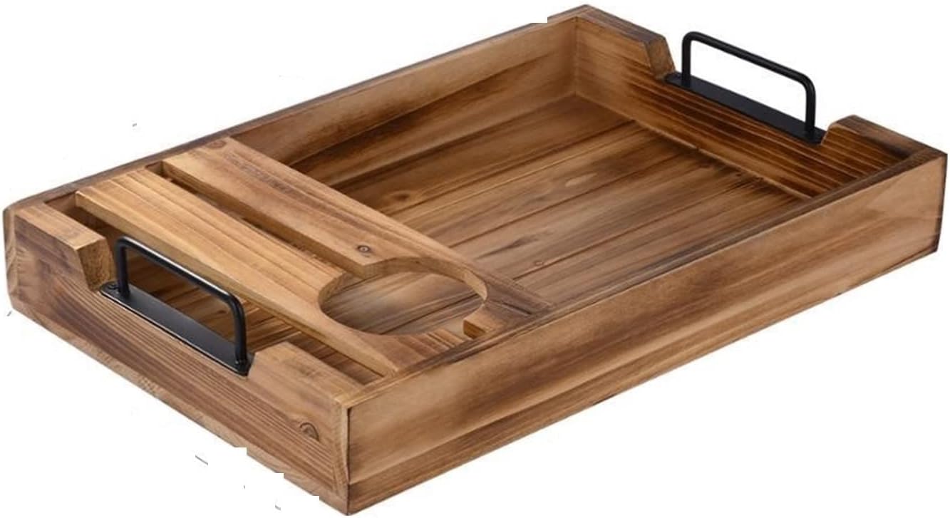 Serving Trays Wooden Serving Tray Plate Wine Tray for Bed