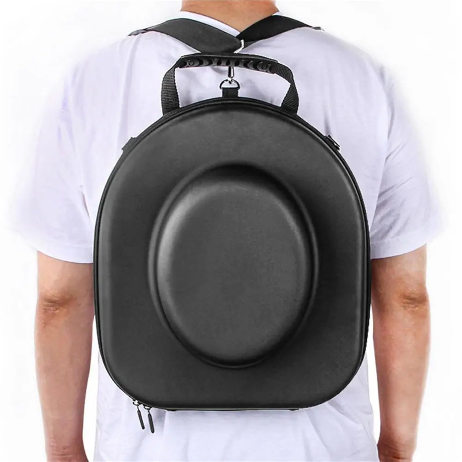 Bolsa de almacenamiento for sombrero vaquero, asa impermeable, cierre cremallera, Estuche transporte, portátil, resistente al desgaste, bolsa equipaje Para Sombrero