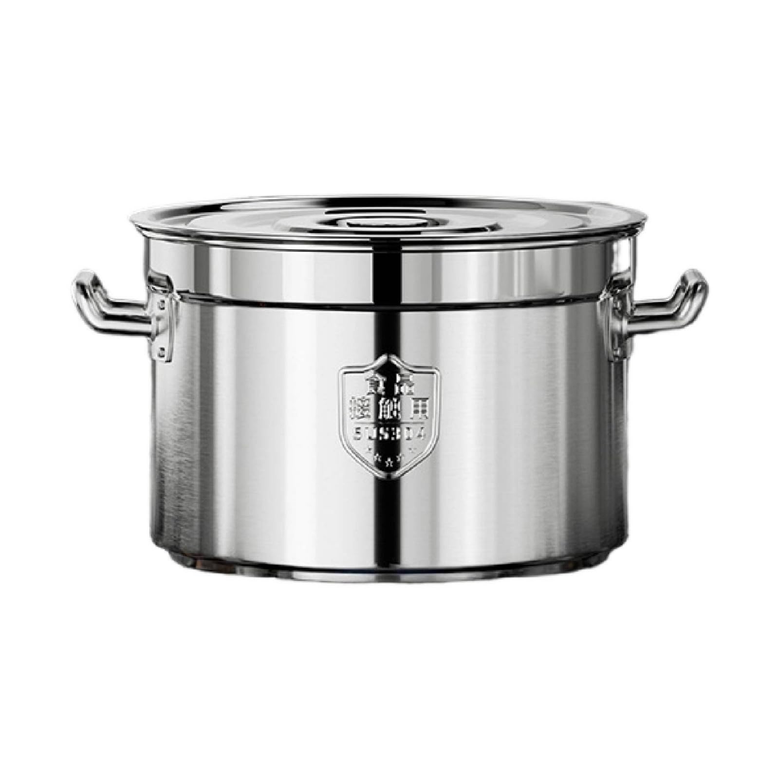 rockible Pentola con Coperchio in Acciaio Inox Pentolone Professionale Marmitta per Chef, Ristoratori, Ristorante, 45 26 Pentola