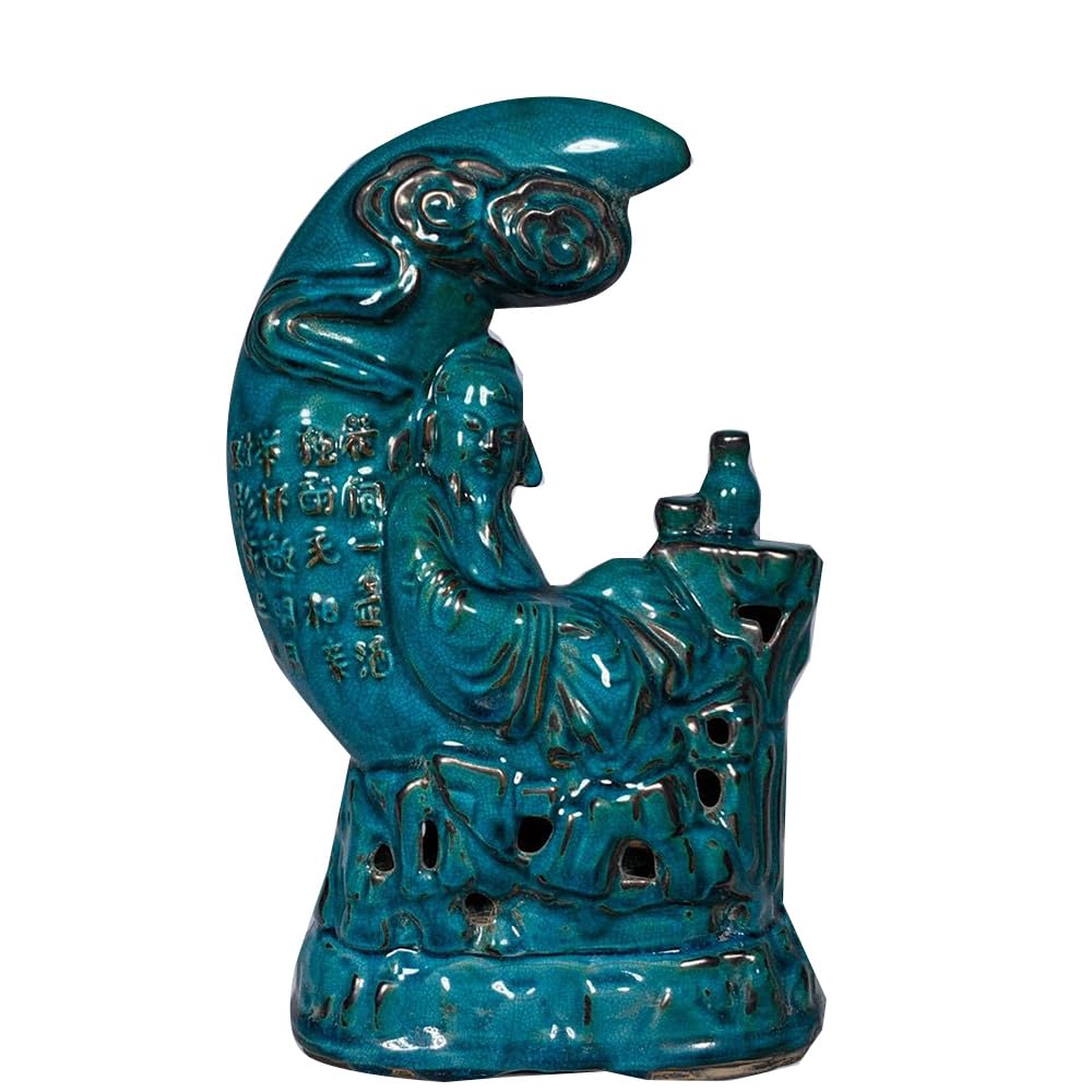 LONDAEE Collected Porcelain Li Bai Moon Appreciation Ornament