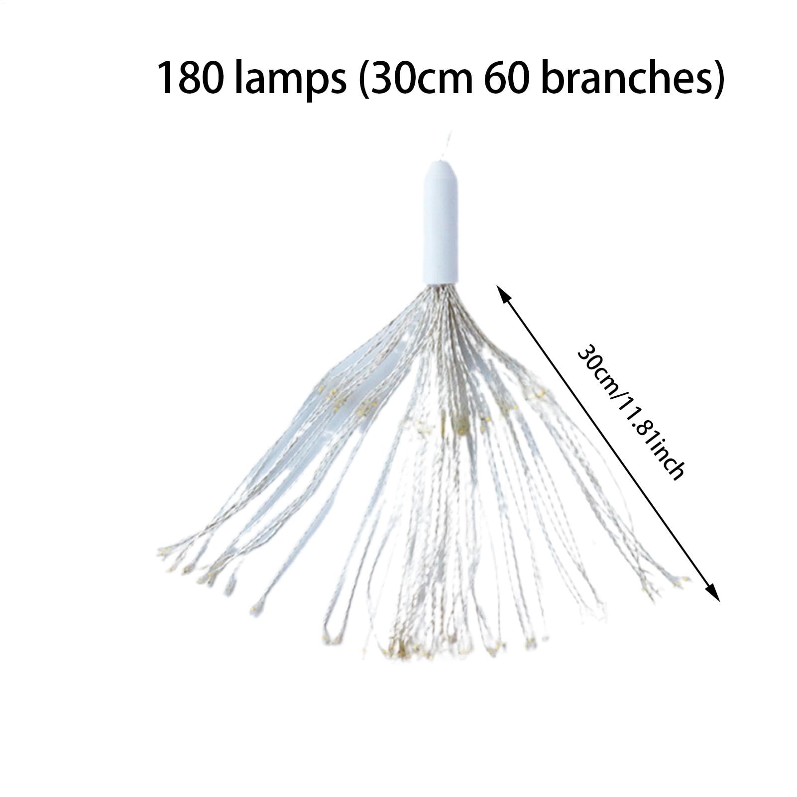 Generico Stringhe di lucine impermeabili, lucine di Natale,Lucine con 8 modelli di lucine - Design con gancio impermeabile per luci di Natale con telecomando per decorazioni festive
