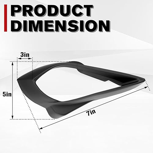 Miniatura 8 de A & UTV PRO Cubiertas de faros delanteros para Yamaha Raptor 700 250 350, cubiertas de faros delanteros izquierdo y derecho para Yamaha YFZ450