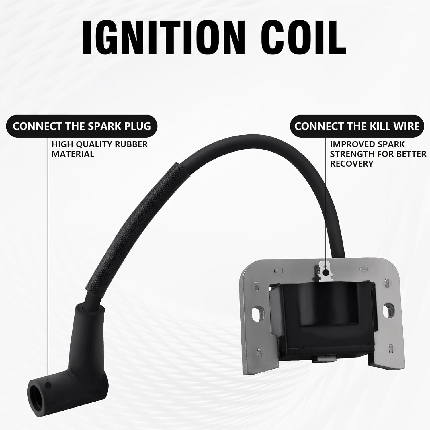 Ignition Coil (2Pcs) ompatible With Kohler KT740 KT745 ZT740 Replaces OEM 32-584-09-S 32-584-24-S