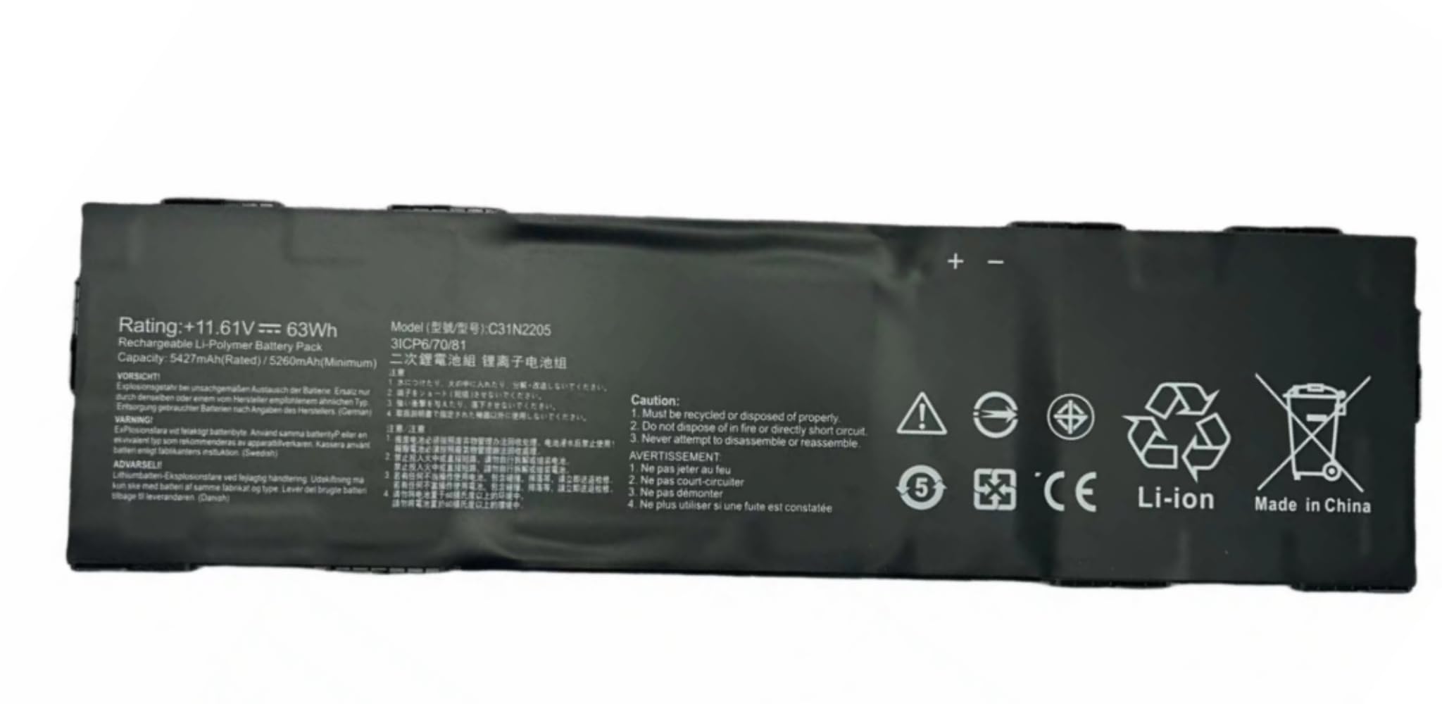 Batterie ordinateur portable C31N2205 compatible ExpertBook B3
