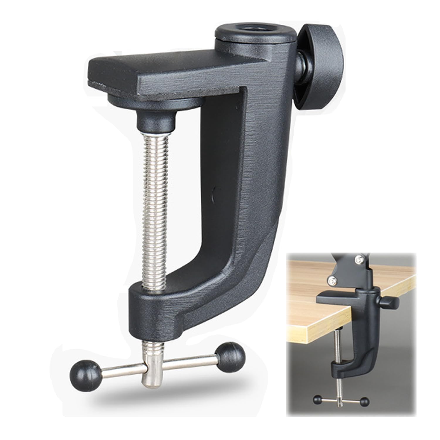 WEKBOSS Robuste C-Klemme aus Edelstahl für Holzbearbeitung 62 mm