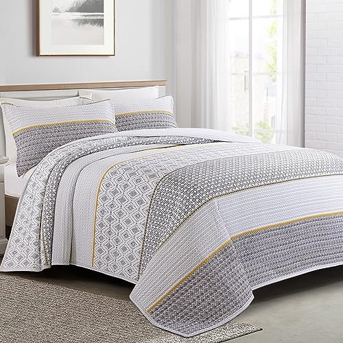 HOMBYS Oversized King Bedspreads 120x120, 3 Piece Extra