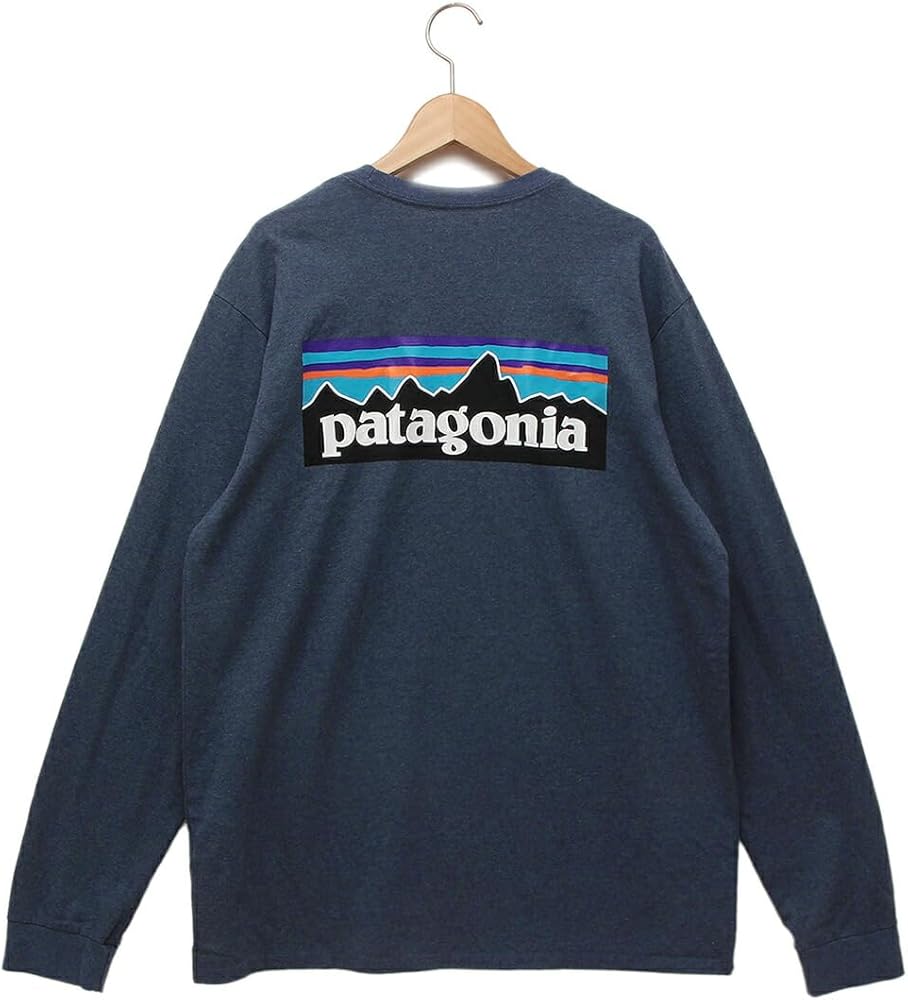 Amazon | [パタゴニア] Tシャツ カットソー ロングスリーグ ピー6ロゴ