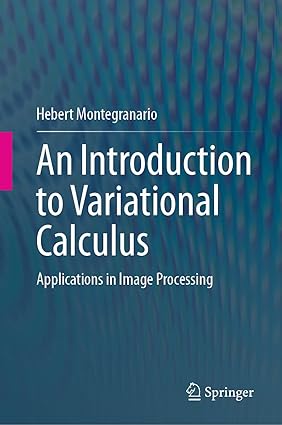 An Introduction to Variational Calculus: Applications in Image Processing-Wow! eBook