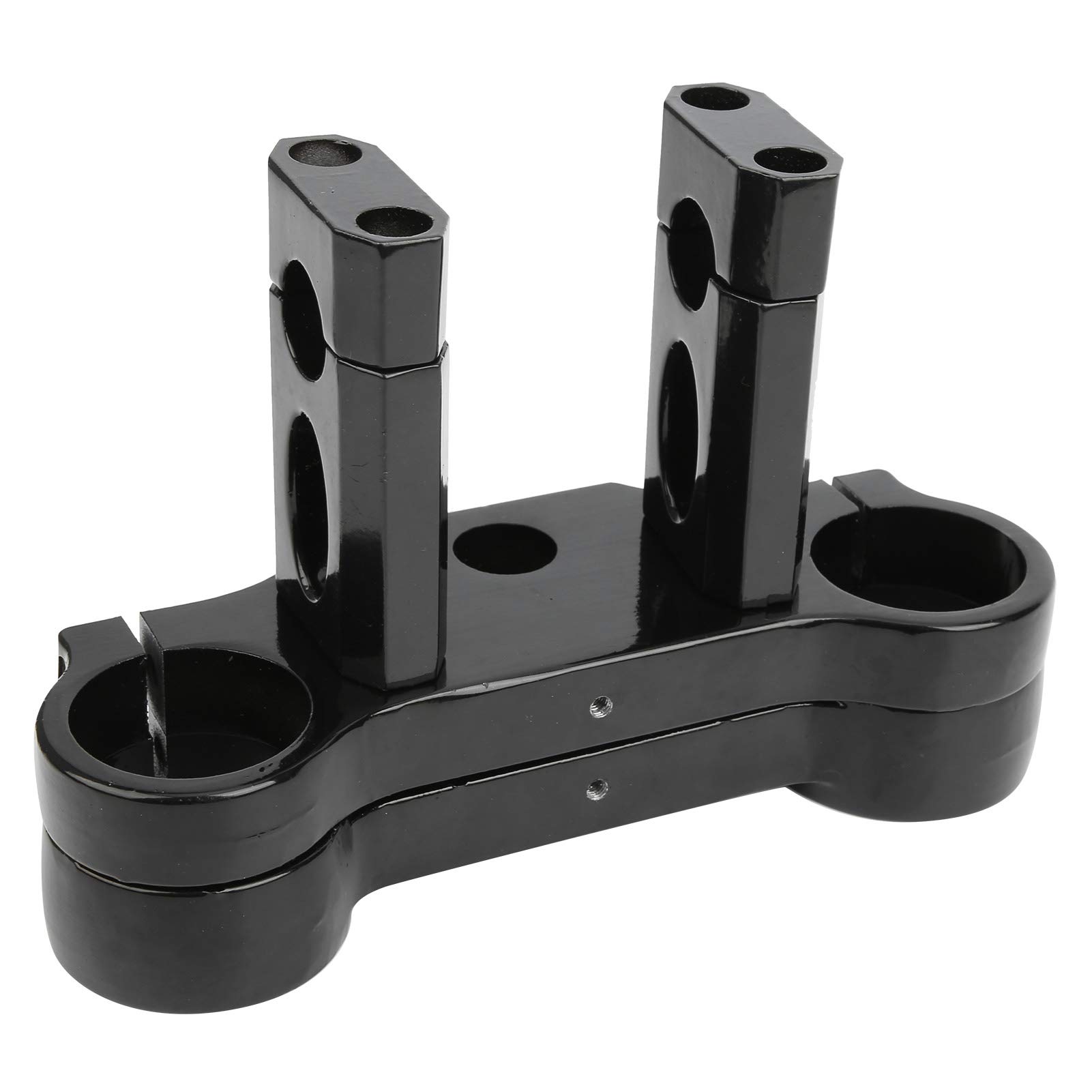 Pince à Triple Arbre, Fydun 6 Pièces Moulage du Guidon Le Noir Assemblage de Pinces de Té de Fourche Accessoire de Véhicule pour Dirt Bike