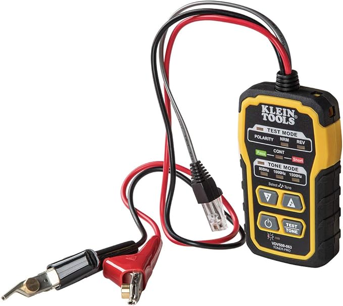 Klein Tools Wire Tracer Tone Generator, TonerPro, Phone (RJ11 and RJ12