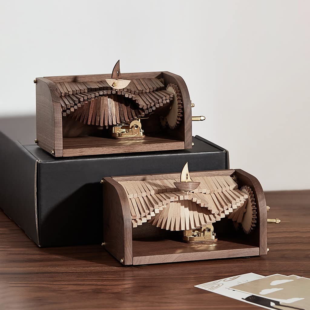 Carillon Scatola Musicale Music Box Box Box Scatole Musicali in Legno Regali for Il Compleanno/San Valentino/Giorno del Ringraziamento Giorno/Decorazioni for la casa di Natale Carillon Regalo di