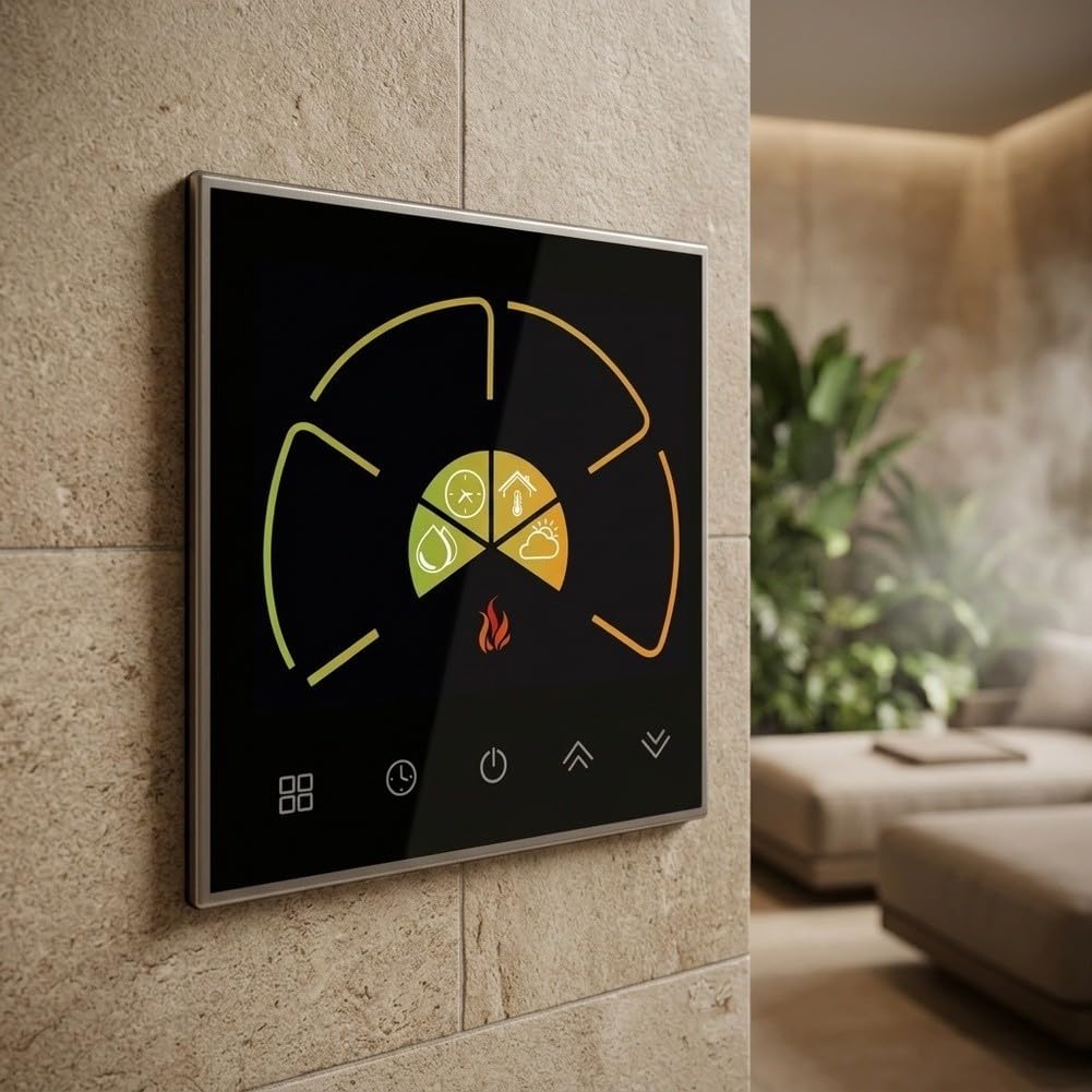 Oceanlend für Smart für Home Thermostat für Alexa Google Assistant IFTTT kompatibel(Hydronic Underfloor)