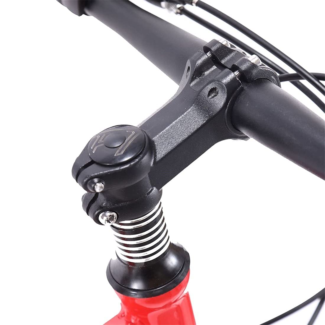 Bicicleta de montaña para Adultos Marco de Acero al Carbono Bicicleta 26 Pulgadas Rueda Freno de Disco 21 Sistema de Engranajes Hombres MTB Bicicleta para niños niñas Hombres y WOM/Negro