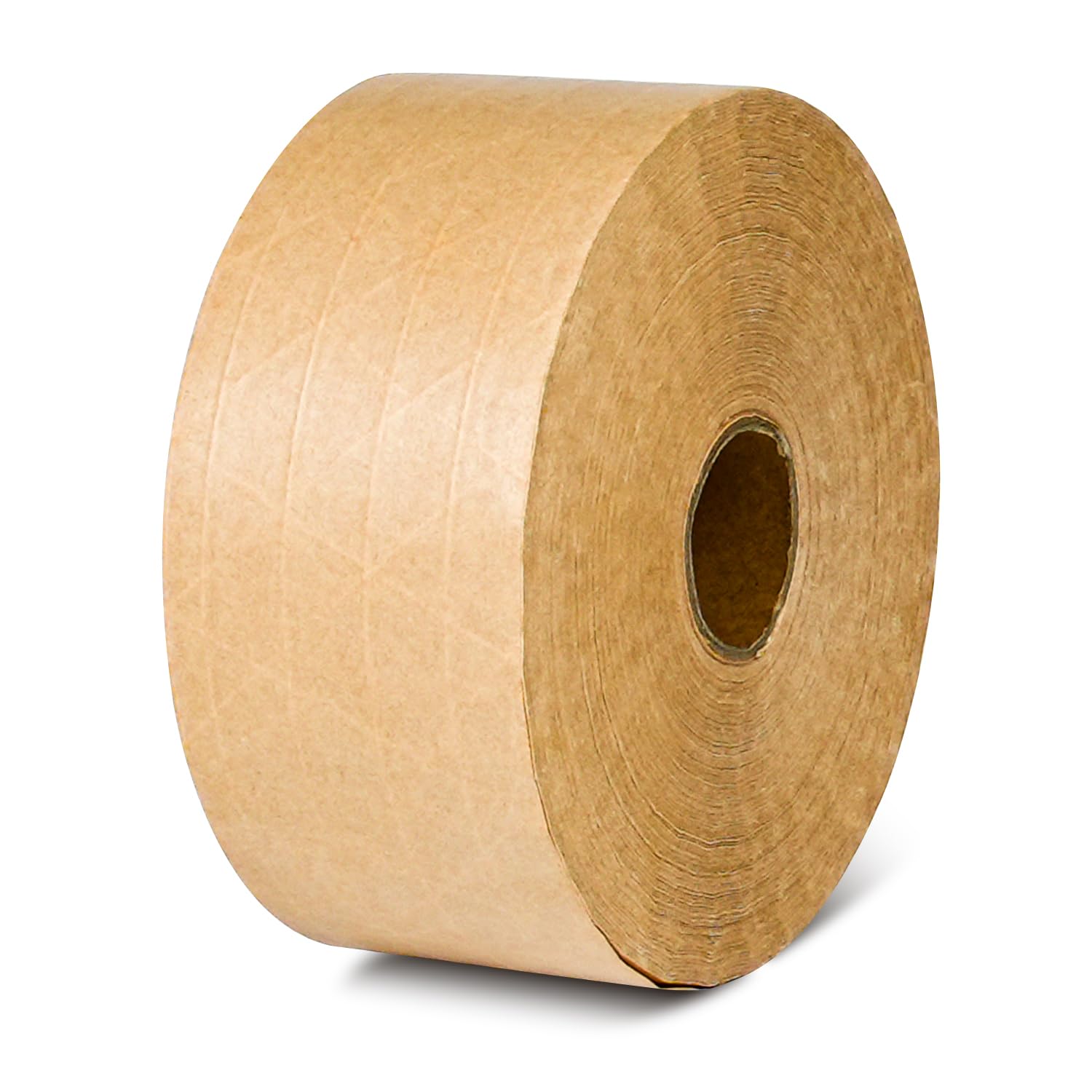 HZCOYIM 2.75inches x 450feet Water-Activated Kraft Paper Tape Reinforced Brown Packing Tape Strong Cardboard Tape for Packing Box