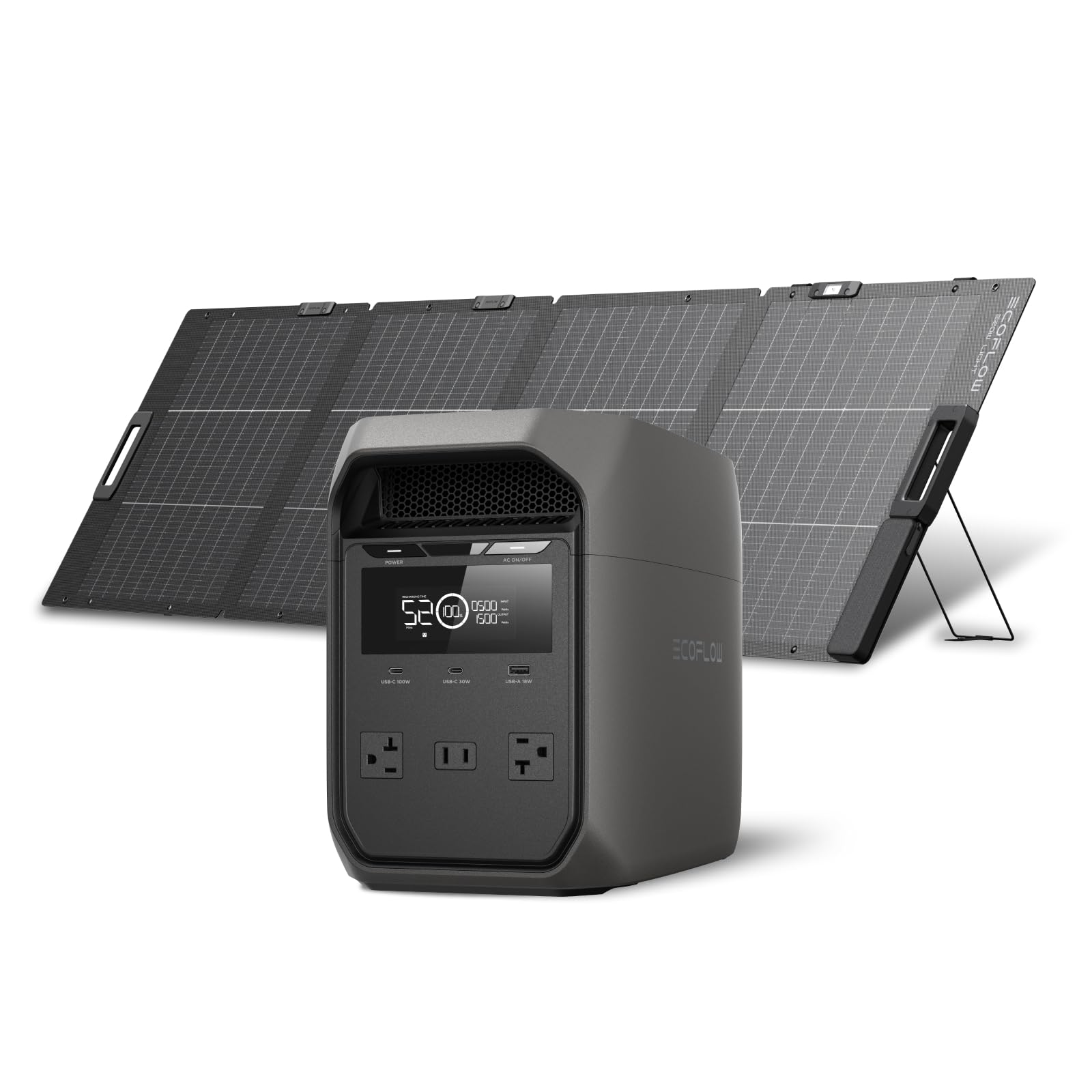 Amazon.co.jp: EcoFlow DELTA 3 Classic ポータブル電源 ソーラー