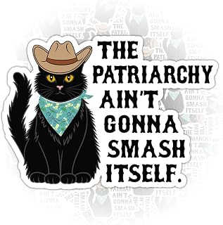 3Pcs The Patriarchy Ain’t Gonna Smash Itself Sticker Gifts Funny Feminism Women Rights Stickers The Patriarchy Ain’t Gonna Smash Itself Vinyl Car Decal for Laptop Water Bottle Toolbox Phone Case 3"