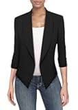 Versatile and Modern Women's Nylon Ponte De Roma Open Blazer Jacket