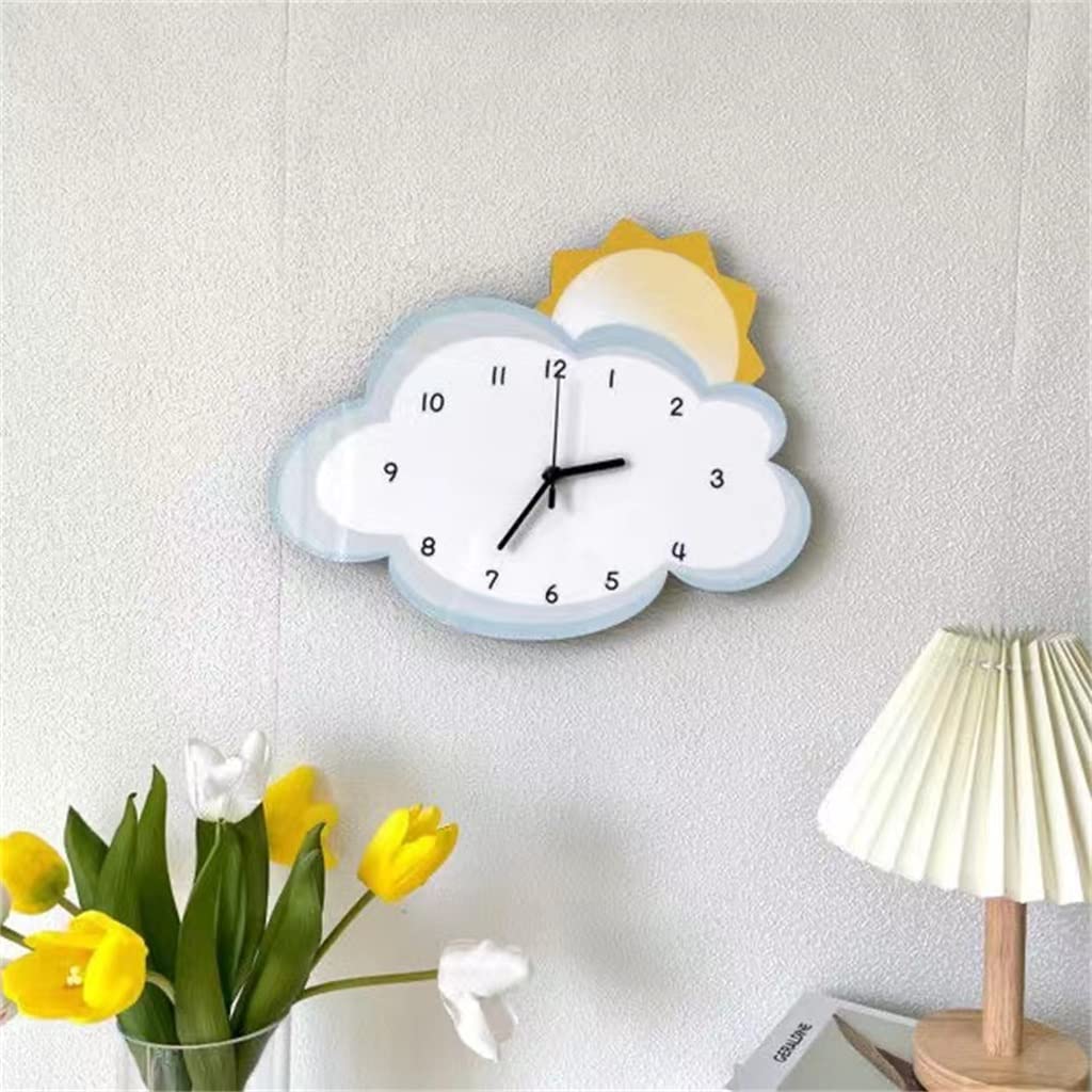 N/A Orologio da parete con design a fumetti, decorazione da parete, personalità, orologio digitale, studio domestico, soggiorno, studio, sala d'arte vision