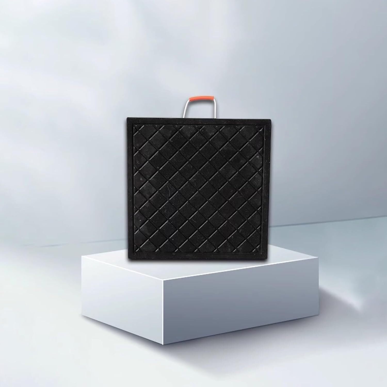 黒いゴシック油彩額縁 アンティーク ヴィンテージ 黒古金属風塗装 SM