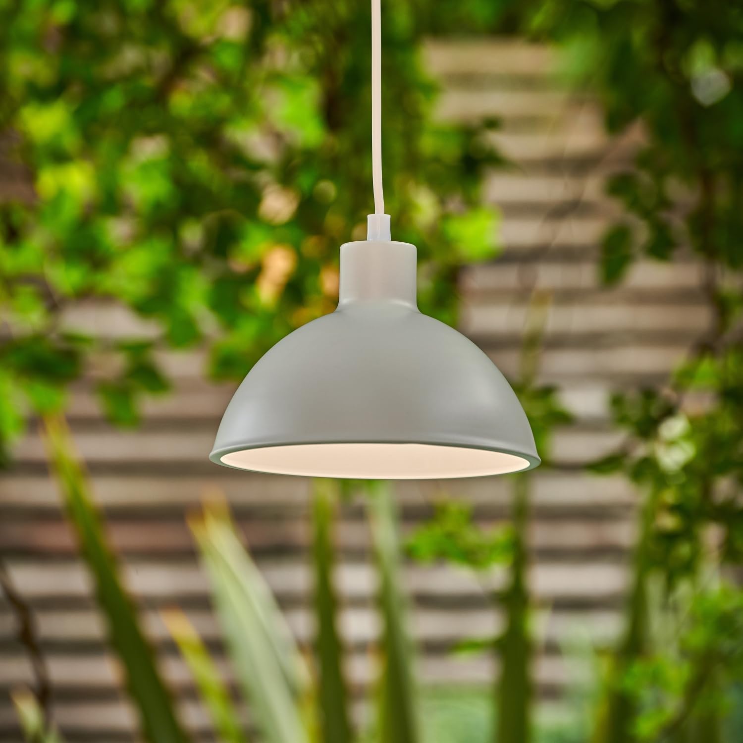 Auraglow White Rechargeable Wireless Pendant Light With Remote – Cordless, Battery-Powered, Dimmable, Colour-Changing (, 1 Lamp, 1 Light Source, 1 Remote)