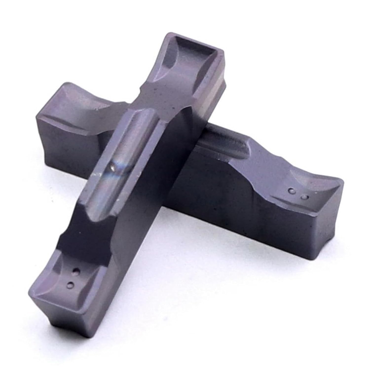 TDC 2 3 4 Stainless Steel Turning Machining Double Head Grooving Toolholder Carbide Inserts for TTER/L Cutting Tools 5Pcs(TDC3)