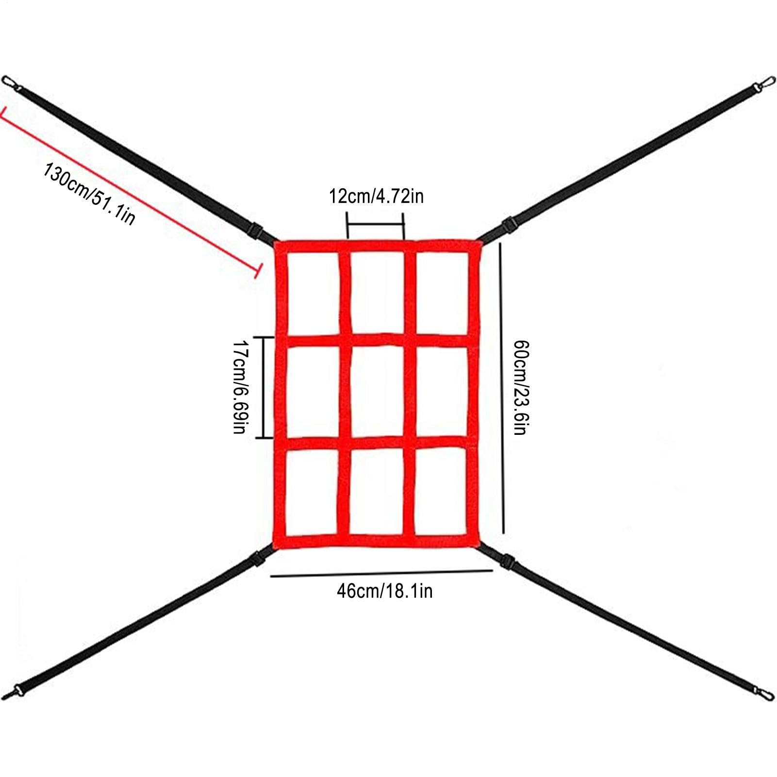 Strike Zone-Ziel Für Baseball-Softball-Netz – 9-Loch-Werfen, Pitchen, Schlagen, Schlagen, Fangen, Übungsziel | Tragbarer Schlagtrainer, Trainingshilfen Für Die Pitcher-Genauigkeit