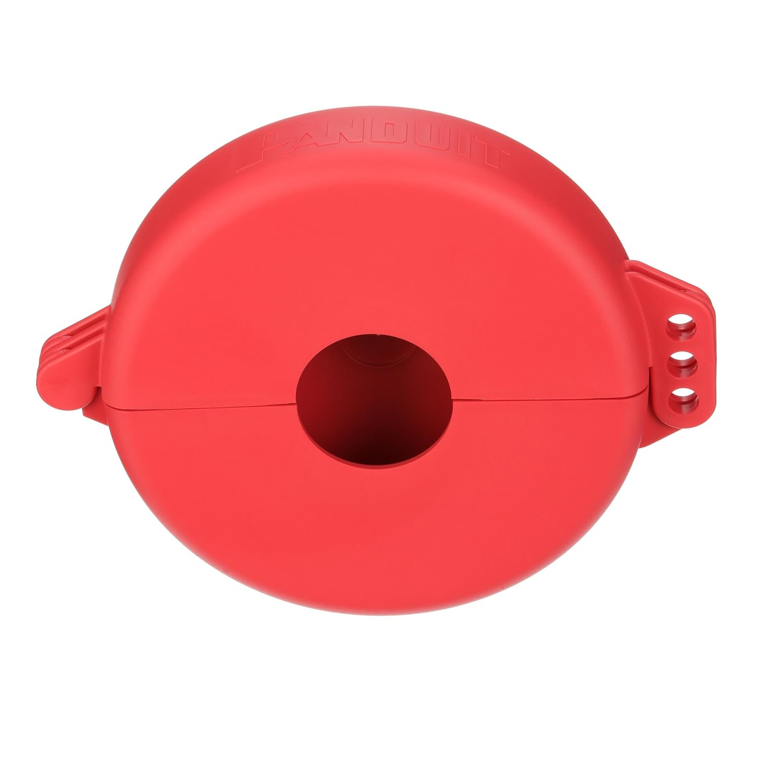 Panduit PSL-V2A Gate Valve Lockout Device for 1 - 2.50-Inch Diameter Handles, Red