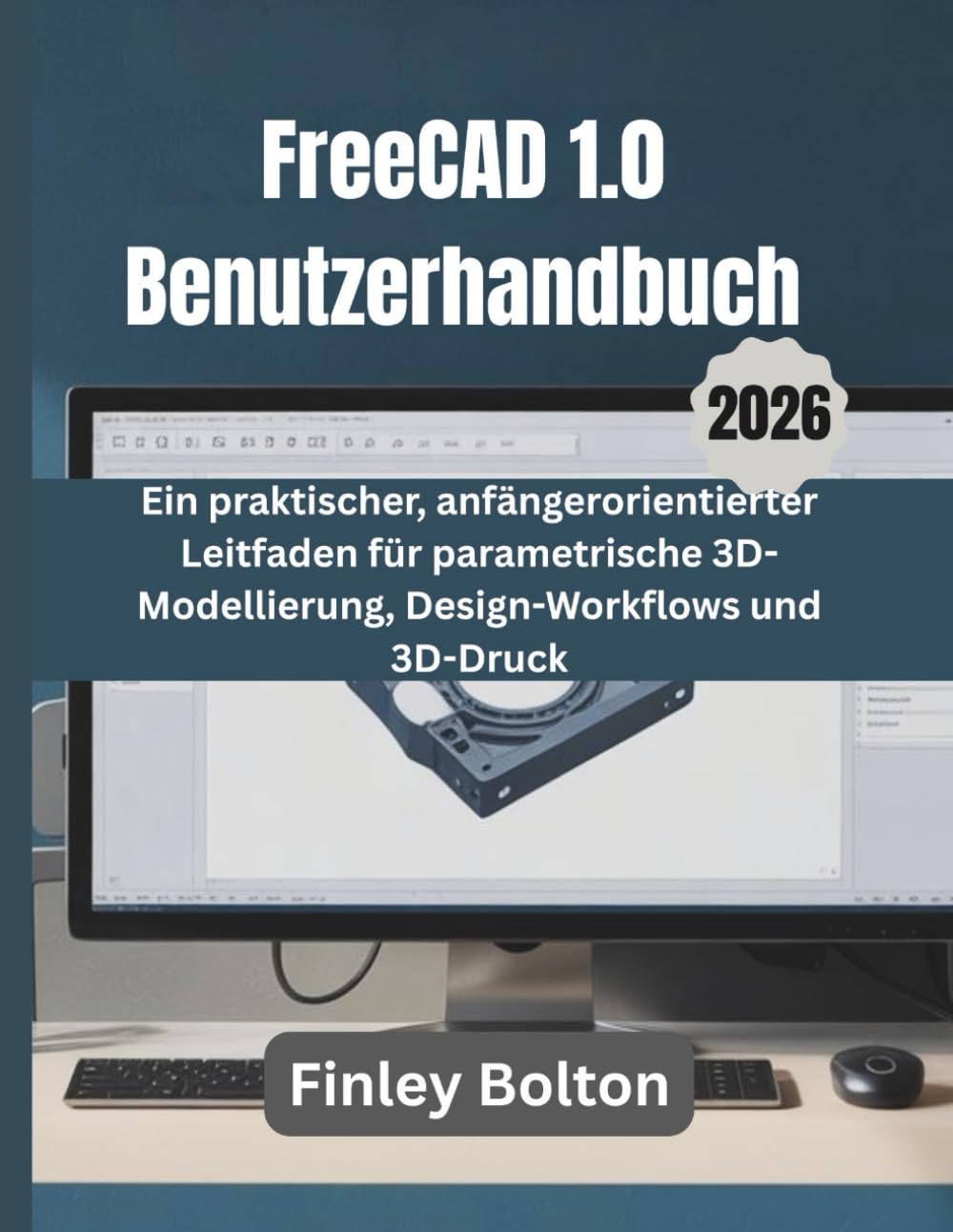 FreeCAD 1.0 Benutzerhandbuch: Ein praktischer, anfängerorientierter Leitfaden für parametrische 3D-Modellierung, Design-Workflows und 3D-Druck