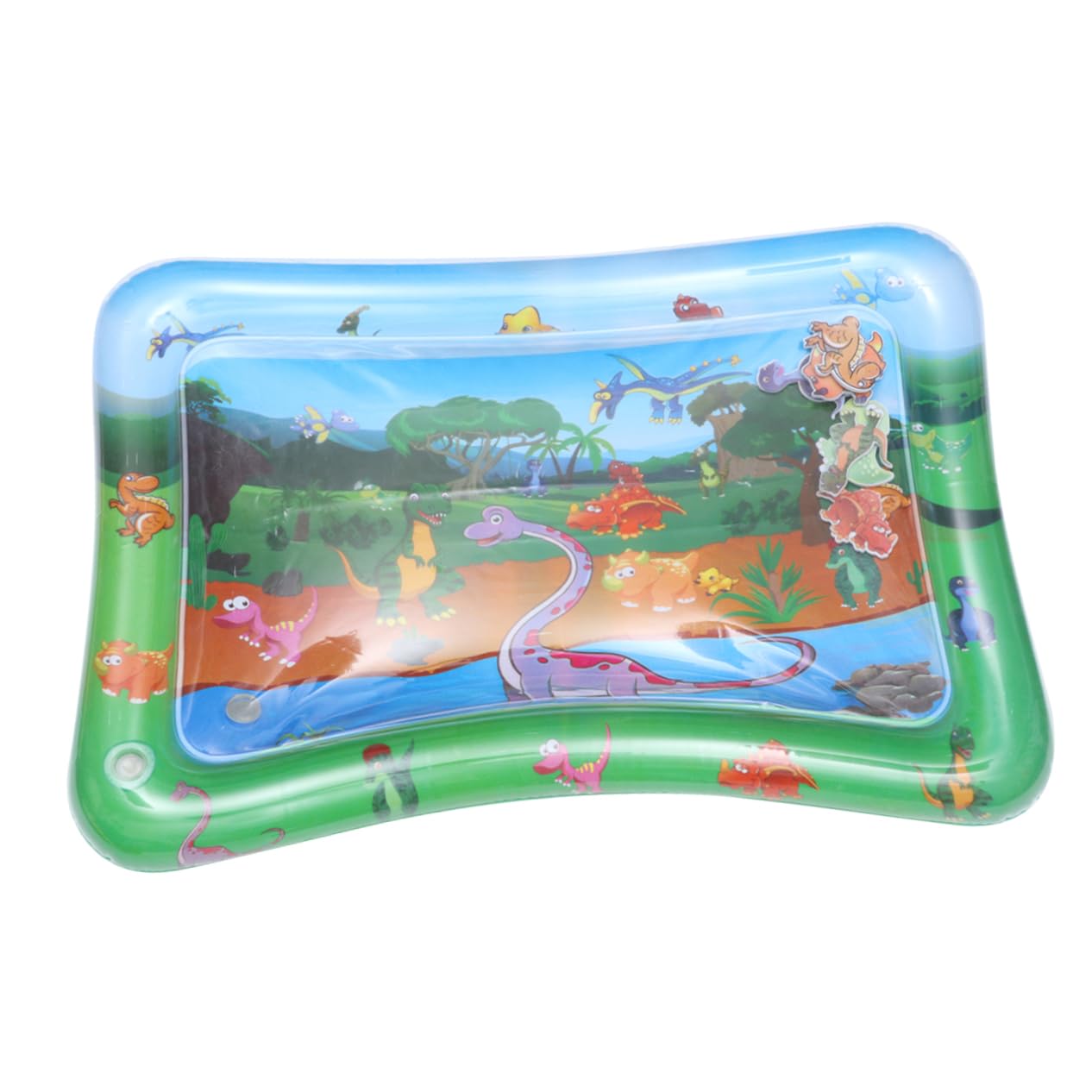 Abaodam 1pc Inflatable Cushion Water Mat Toy Inflatable Play Pad Patted Pad for Splashin Kid Play Mat Sprinkler Mat Inflatable Water Mat Play Mats for Play Mat Water Mat for