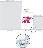 Vista 4 de NobleWorks - Tarjeta del Día de la Madre - Regalo sincero, Tarjeta de felicitación para mamás (con sobre) - Mama Bear C3462MDG