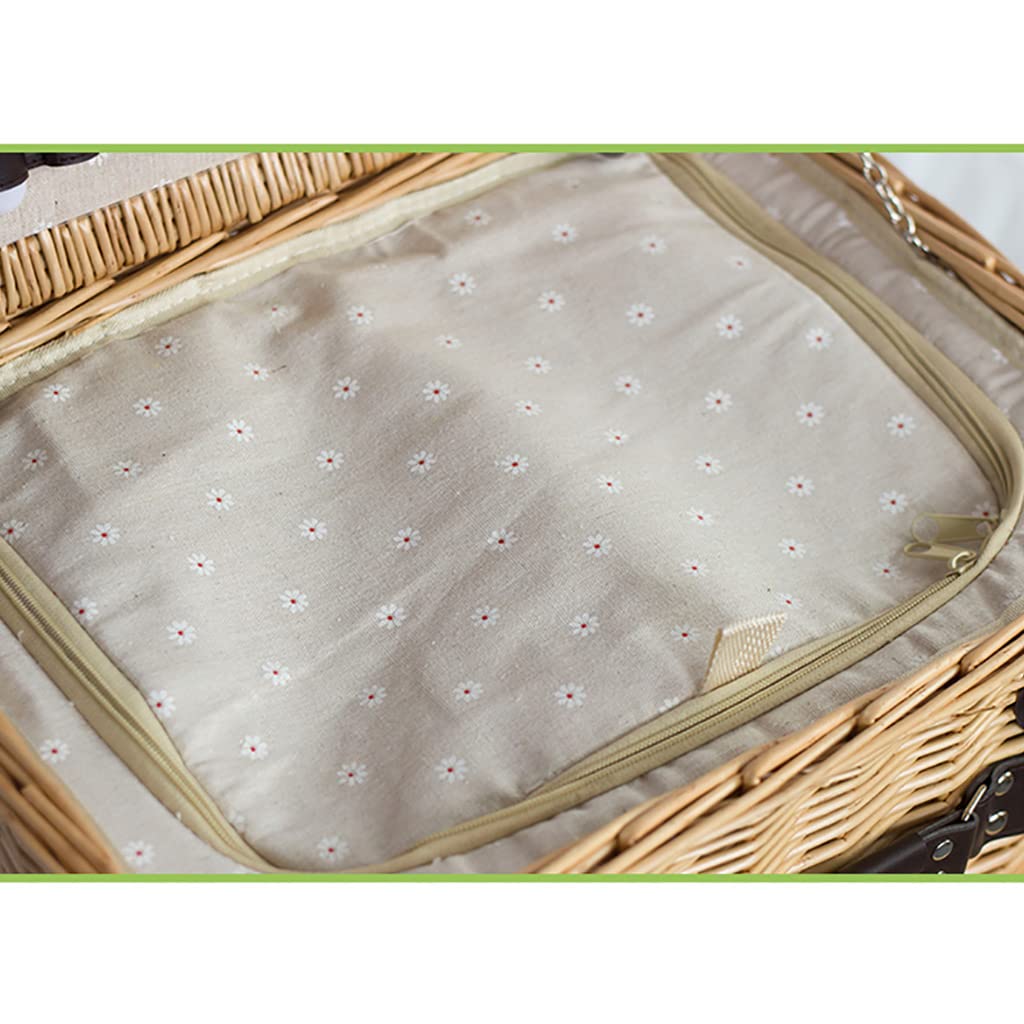 Panier Pique Nique Isotherme Paniers De Pique-nique Pour 2 Personnes, Panier De Pique-nique Panier Pique Nique Osier