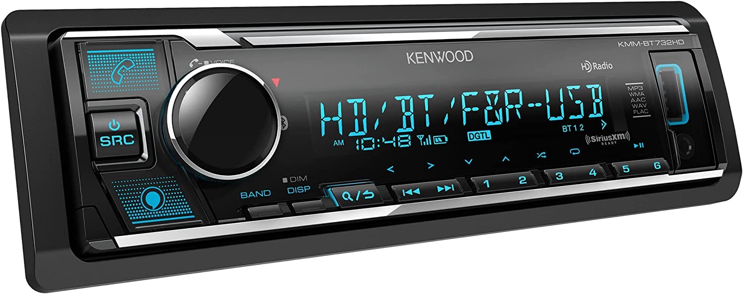 Amazon.com: KENWOOD KMM-BT732HD Bluetooth Digital Media Car Stereo