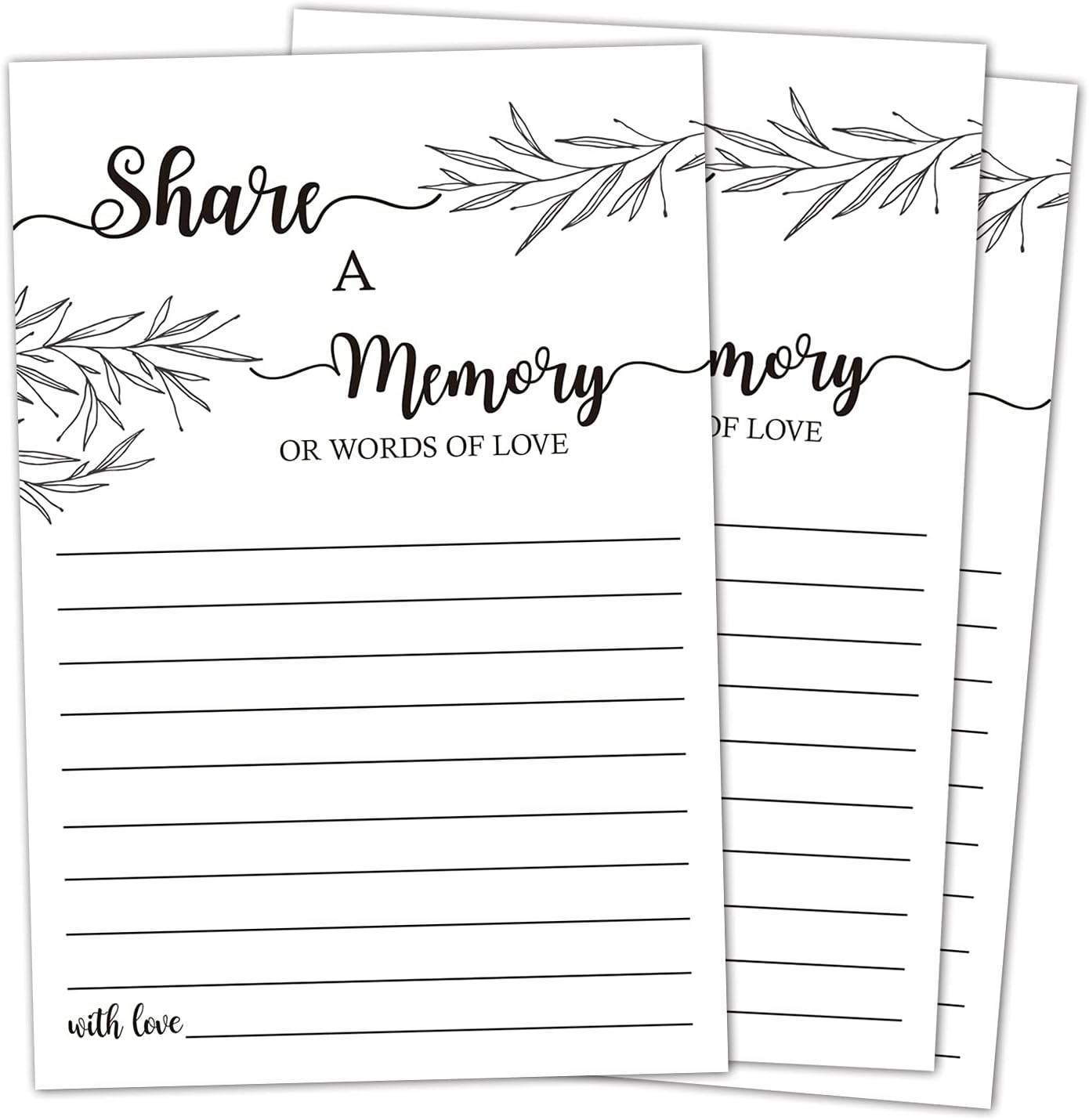 Share a Memory Card, Memorial Cards for Celebration of Life