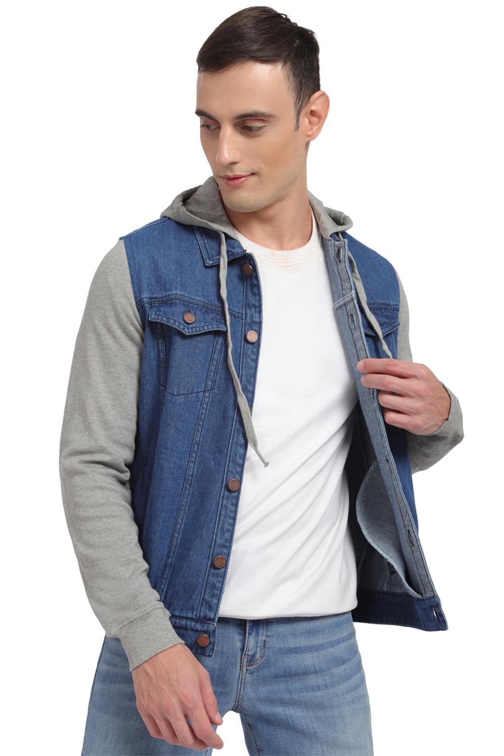 Cotton Mens Standard Length Jacket-image-45