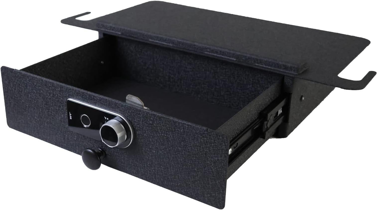 Center Console Gun Safe Armrest Locker for Tesla Model Y 2021-2023 with Fingerprint Lock with Spare Key.Suitable for Cash, Weapons, Jewelry, Phone, Vehicle