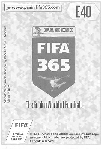 Miniatura 2 de 2017-18 Panini FIFA 365 Stickers Europe Soccer #E40 Andrea Pinamonti Inter Milan Official Smaller Than Trading Card Sized Album Sticker in Raw (NM