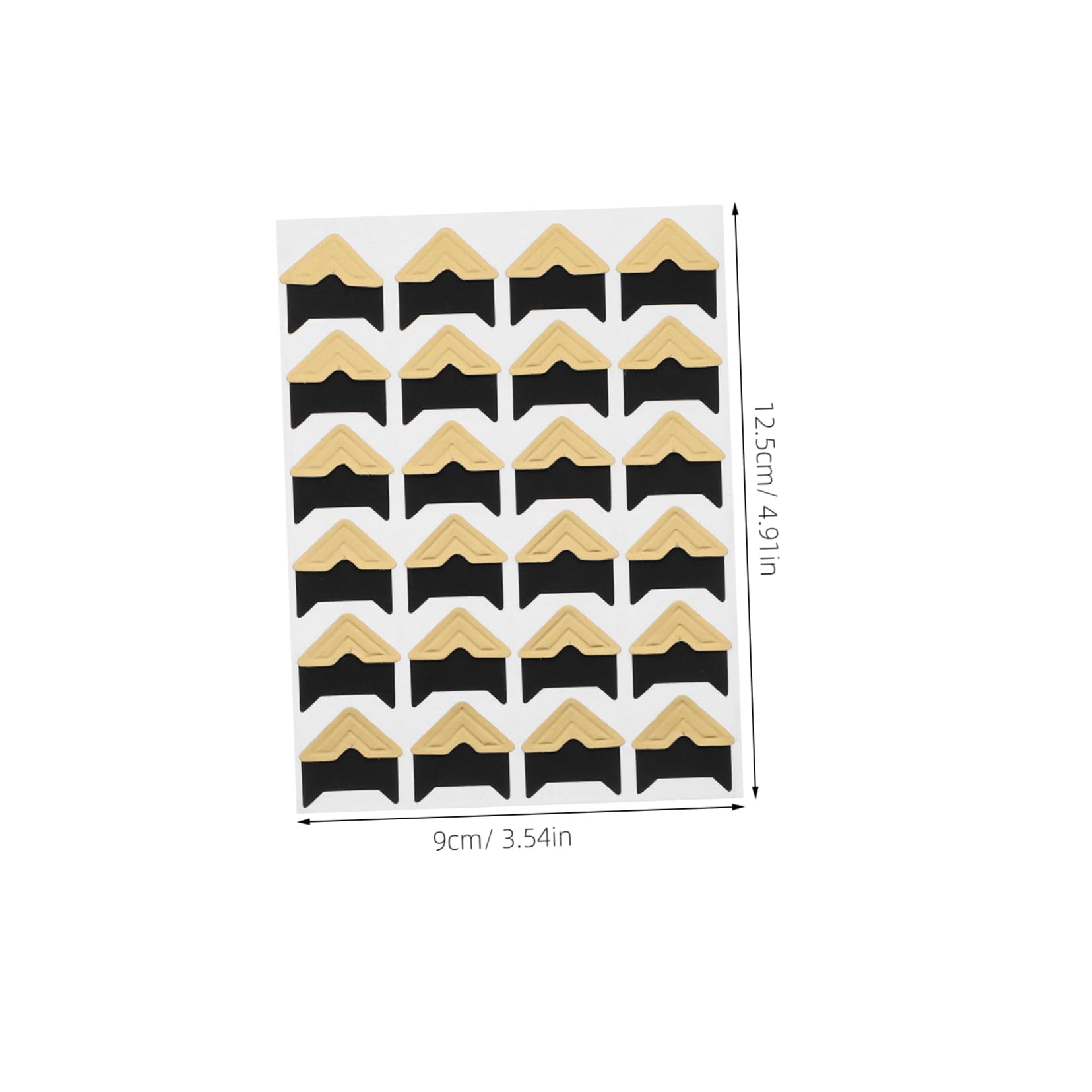 VILLCASE Scrapbooking Photo Stickers 10pcs Self Adhesive Photo Corners Easy Peel and Stick for Craft Projects