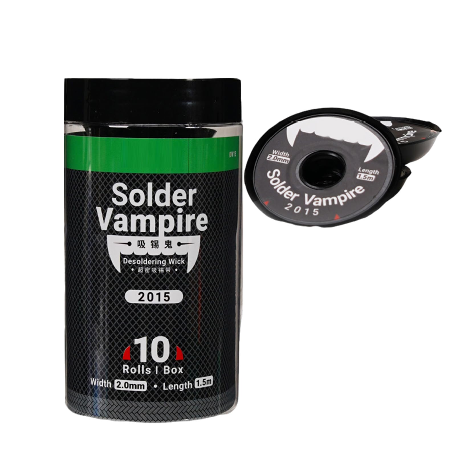 Solder Wicks Braid for PCB Repair & Electronics Maintenance, High-Density Desoldering Solder Removers Wicks