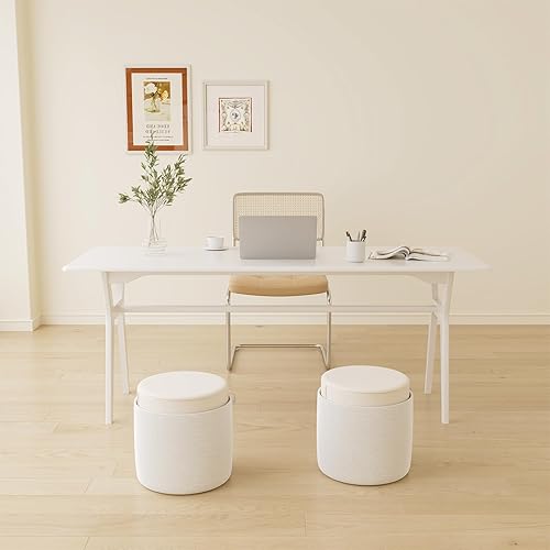 Miniatura 5 de Escritorio de estudio de madera maciza, mesa de computadora doble larga de 63 pulgadas para oficina en casa, estación de trabajo de PC para 2