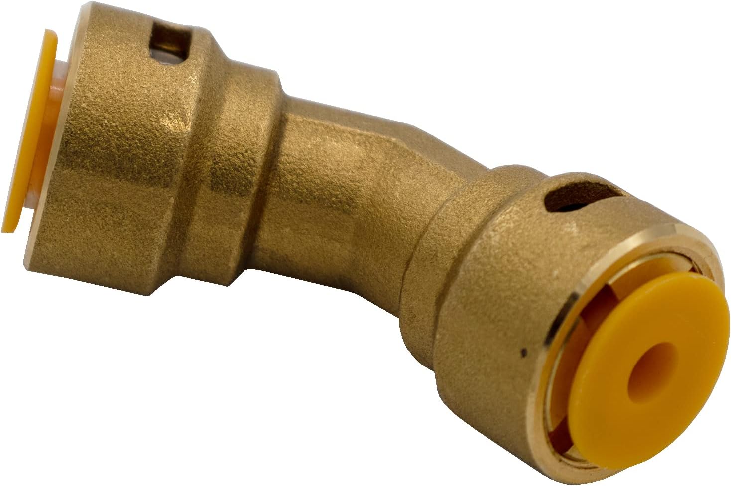 Supplying Demand SB1 1/2 Inch 45 Degree Elbow Quick Connect HVAC Brass Coupler Fitting