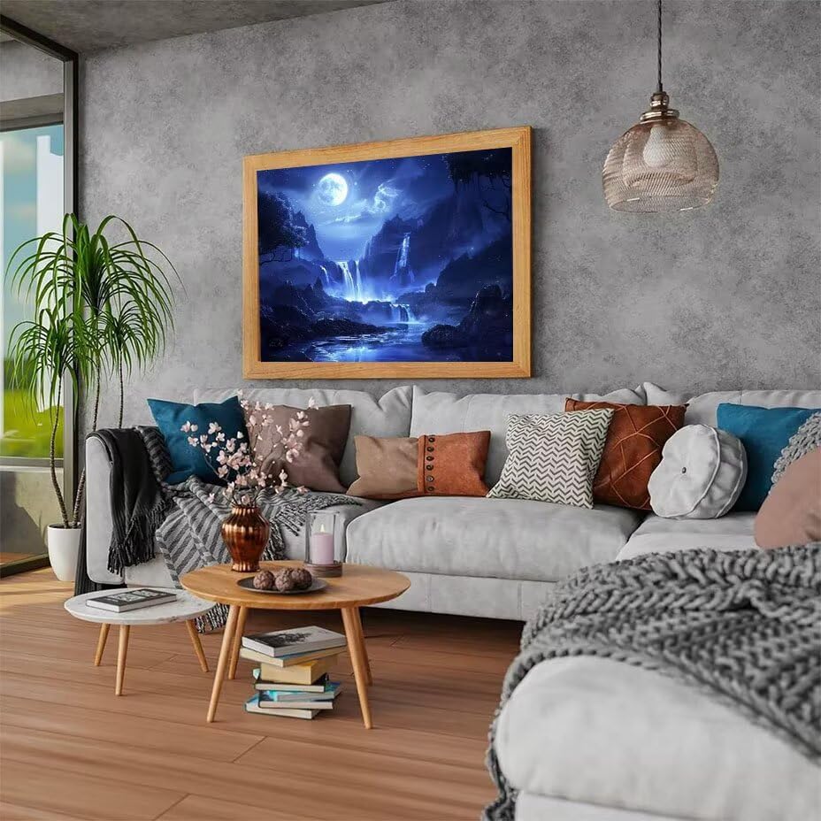 Diamond Painting Paysage Cascade pour Décorer Votre Salon en 5D - 2