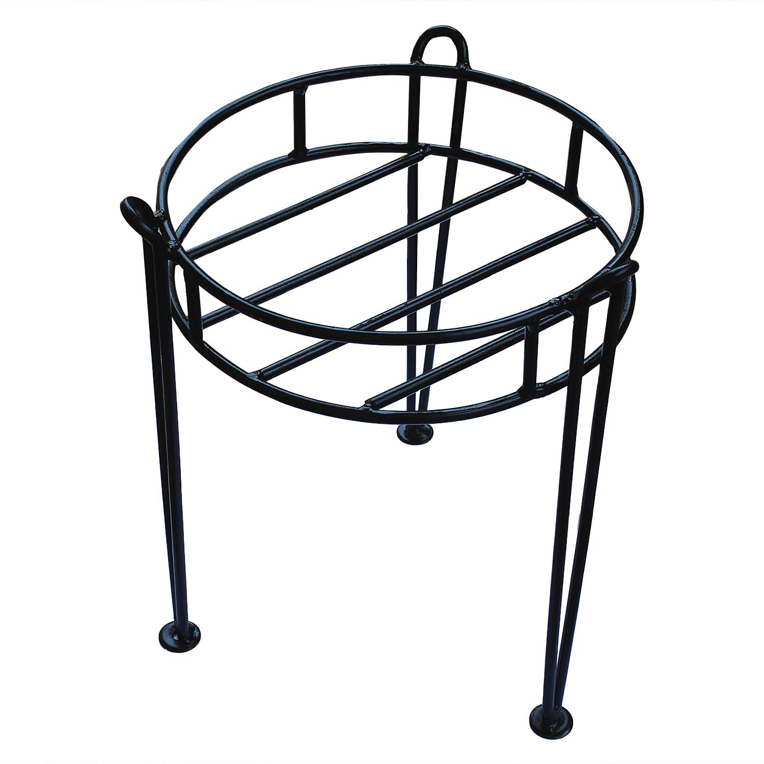 Matelco Flower Pot Stand For Home Decor Office, Garden, Balcony Decor Height 12 inch And Diameter 10 inch (Black) (B07VG2KQ2Z) Amazon Price History, Amazon Price Tracker