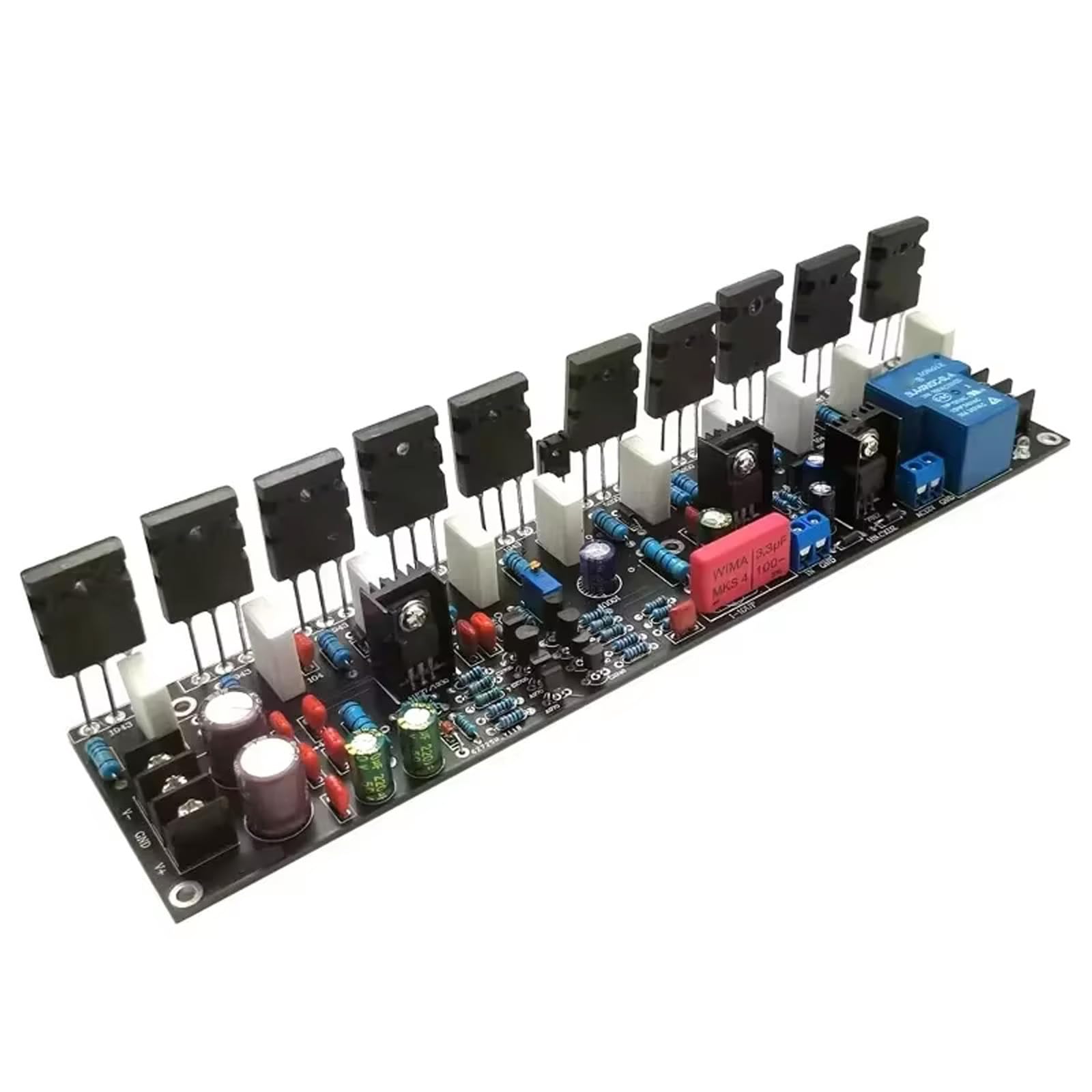 Circuito amplificatore da 500 W alte prestazioni Transistor A970 / C2240 Doppio design differenziale Amplificatore potenza stereo avanzato per altoparlanti