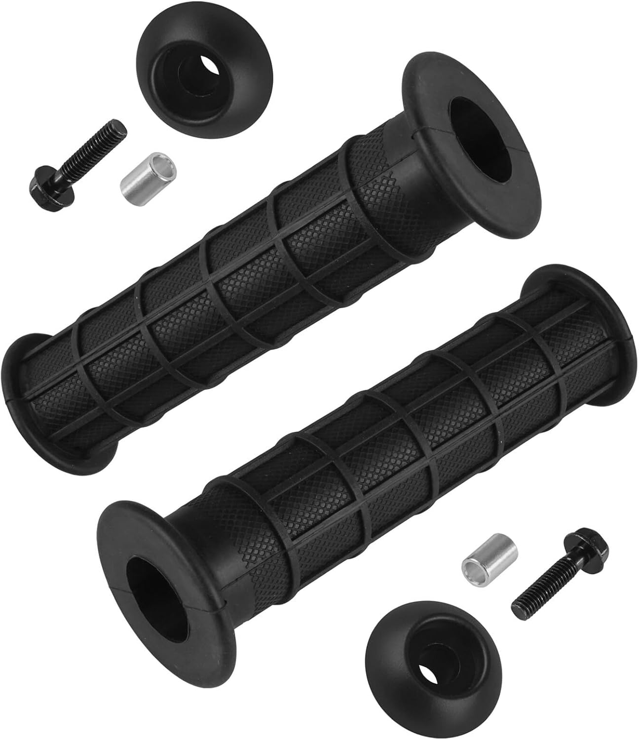 Powersports Replacement Parts for 2x Handle Bar Grip And Guard For Honda ATC250R 1983-1986 Mod-C33C-10419