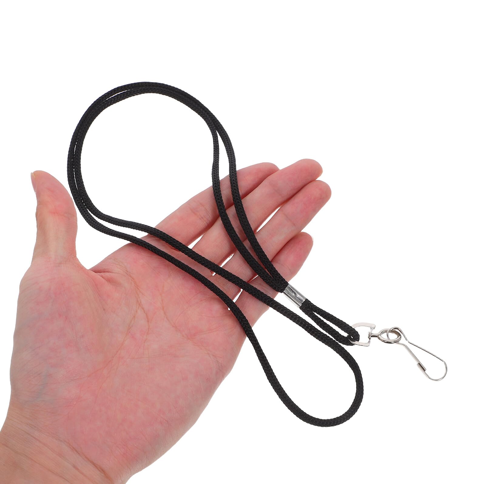 Baluue 100stücke Ausweisbänder mit Schnellverschluss Leichtes Halsband für Ausweise Büro Schule und Fabrik Kartenhalter für Mitarbeiter und Schüler