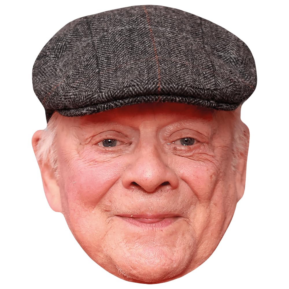 David Jason (Hat) Celebrity Mask, Flat Card Face, Fancy Dress Mask